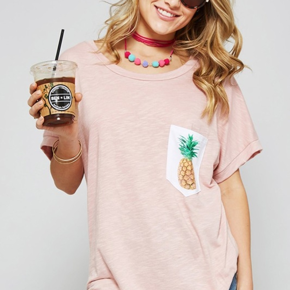 NWT Pineapple Tee